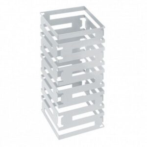 Подставка фуршетная Luxstahl L 200 мм, B 200 мм H 450 мм, серебро артикул мки326/1