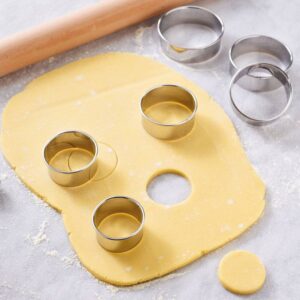 Набор резаков кондитерских Paderno Круг Dmax 200 мм, H 25 мм, 20 шт., нерж. сталь артикул 47316-20