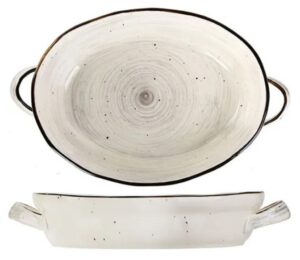 Блюдо для запекания KunstWerk Pastoral серое 550 мл, L 310 мм, B 190 мм, H 60 мм артикул P5225631-SH116