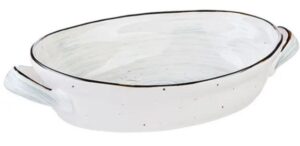 Блюдо для запекания KunstWerk Pastoral зеленое 1250 мл, L 250 мм, B 190 мм, H 60 мм артикул P5225631-SH115