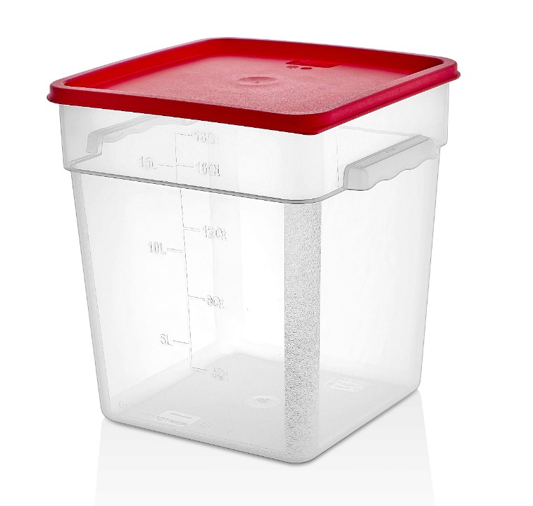 Контейнер для хранения продуктов Gastroplast 17,2 л, L 280 мм, B 280 мм, H 320 мм артикул 76704