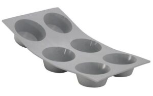 Форма силиконовая De Buyer ELASTOMOULE L 300 мм, B 176 мм, H 30 мм (6 ячеек) артикул 1833.01D