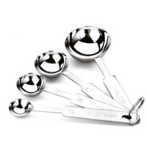 Набор мерных ложек Paderno 1-2,5-5-15 мл нерж сталь артикул 42615-04