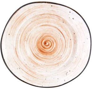 Блюдце KunstWerk Pastoral оранжевый D 140 мм, H 12 мм артикул P7139609-D-SH113