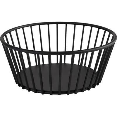 Корзина для хлеба APS металл, чёрный, D 17, H 7 см артикул 30410