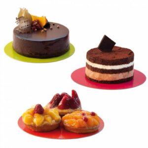 Подложка кондитерская Garcia De Pou черно-пурпурная D 300 мм артикул 186.04 Garcia D.