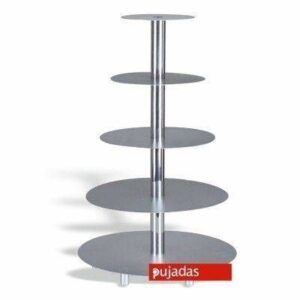 Этажерка Pujadas 837.005 (для пирожн., 5-ти ярусная, 20/26/32/40/45см) артикул 837.005