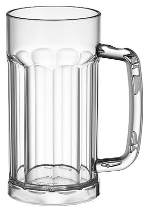 Кружка для пива Gastroplast GC-34 560 мл, D 80 мм, H 160 мм поликарбонат, прозрачный артикул 77176