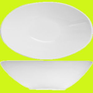 Салатник KunstWerk Paula белый 1000 мл, L 256 мм, B 155 мм, H 60 мм артикул A1954