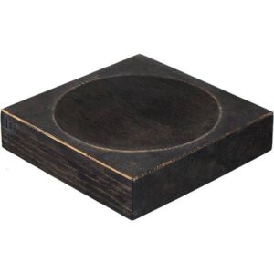 Тарелка PPwood темн. дерев. L 200 мм. B 200 мм. H 45 мм. артикул Q501V-06B