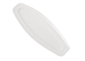 Блюдо KunstWerk Paula белое L 485 мм, B 165 мм, H 18 мм артикул A3043