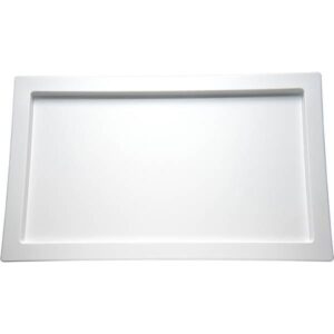 Блюдо прямоугольное APS «Фрэймс» пластик, белый L 32,5, B 17,6 см артикул 84048