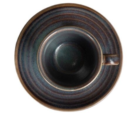 Кофейная пара Corone Terra сине-коричневая 90 мл артикул фк1518