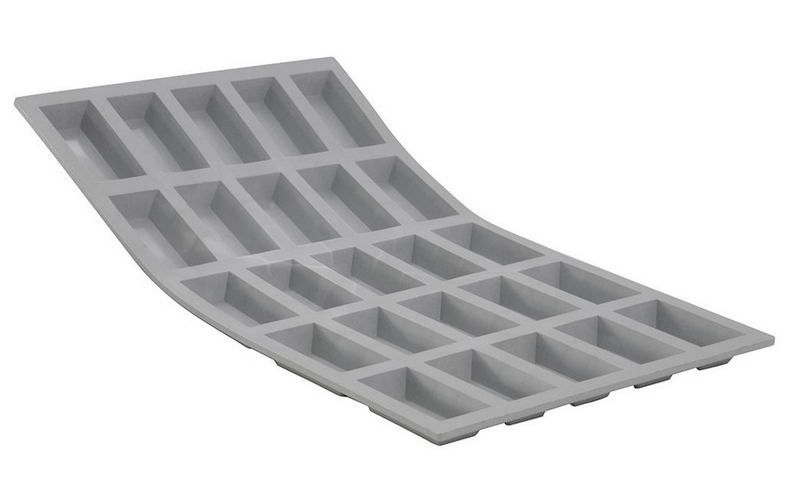Форма силиконовая De Buyer ELASTOMOULE L 300 мм, B 200 мм, H 15 мм (25 ячеек) артикул 1852.01D