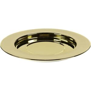 Тарелка Serax S.Pellegrino D300 мм, H25 мм подстановочная золотая артикул B2217104