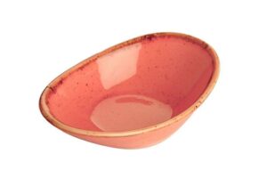 Мини-соусник овальный 7х11 см оранжевый Porland артикул 808110 оранжевый