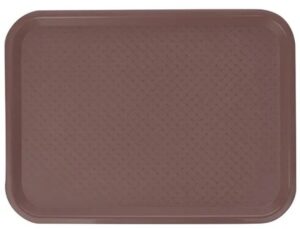 Поднос ProHotel ZBL-802br 410х300 мм, пластик, коричневый артикул 4080667