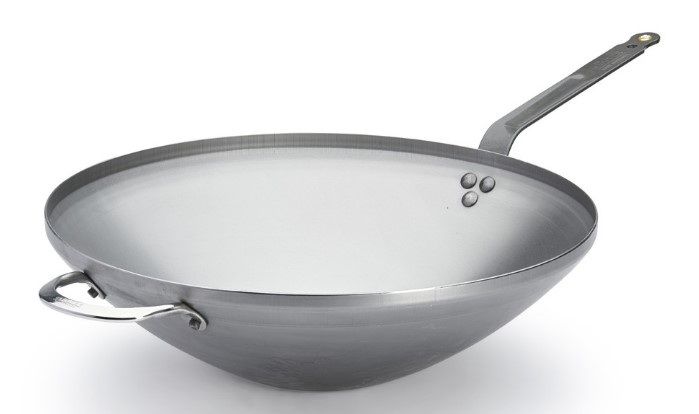 Сковорода WOK De Buyer Mineral B Element H 125 мм, D 100 мм артикул 5618.40