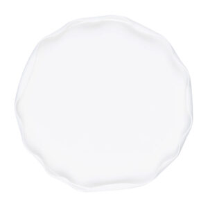 Тарелка Royal Charm Wave D 210 мм, H 15 мм, с бортом, фарфор, белый артикул 3015735 / ZH429-Y152/W