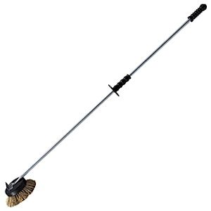 Щетка для печи ZIO PEPE, D 210 мм, L 1600мм, металлическая, черная, телескоп. ручка, щетина натур., сталь