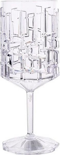 Бокал для вина Gastroplast Crystal Mosaic GC-S06 350 мл, D 75 мм, H 200 мм поликарбонат, прозрачный артикул 77185