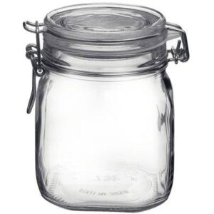 Банка для сыпучих продуктов Bormioli Rocco Fido квадратная с крышкой 750 мл. артикул 1,4928