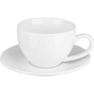 Чайная пара KunstWerk Паула бел. d 140 мм. 200 мл. артикул P7060308/9904102