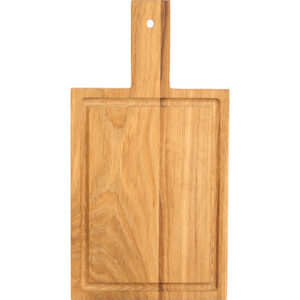 Доска для подачи с ручкой PPwood L 270/380 мм, B 200 мм, H 25 мм, дуб артикул Q206O-06N