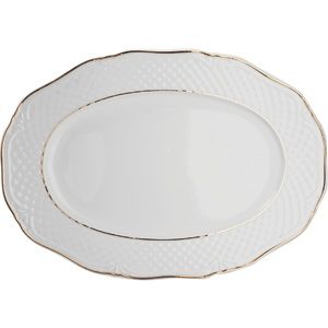 Блюдо Lubiana Afrodyta H 15 мм. L 240 мм. B 165 мм. артикул 2656-gold