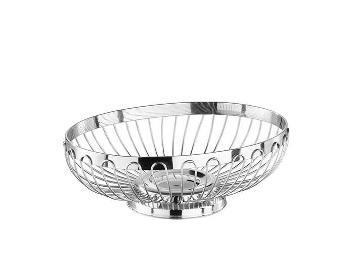 Корзина для хлеба APS овальная, сталь нерж., H 85, L 240, B 190 мм артикул 30240