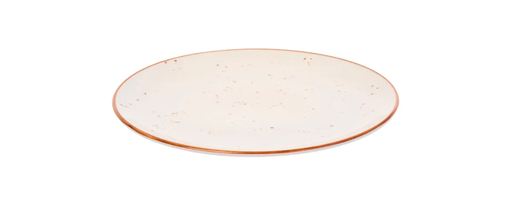 Тарелка KunstWerk Paris D 300 мм, белый,коричневый артикул ELG30DU