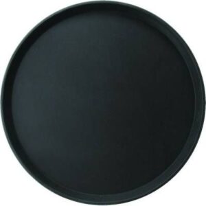 Поднос прорезиненный ProHotel 1100ct/gf/black D 275 мм, фибергласс, черный артикул 4080617