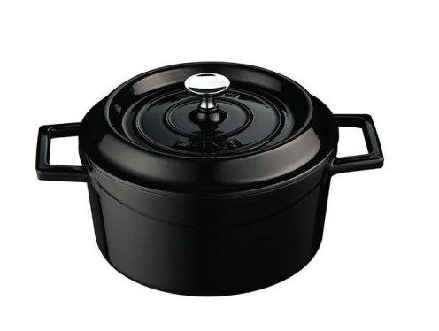 Кастрюля LAVA TRENDY SERIES 4,49 л, D 240 мм, H 125 мм черная артикул LV Y TC 24 K2 BL