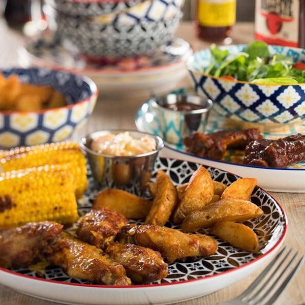 Салатник Utopia Cadiz фарфор красный,черный, D 16, H 6 см артикул CT1066-000000-B01006