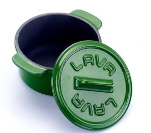 Кокотница LAVA FOLK SERIES 0,3 л, D 90 мм, H 60 мм зеленая артикул LV Y TC2 9 KP G