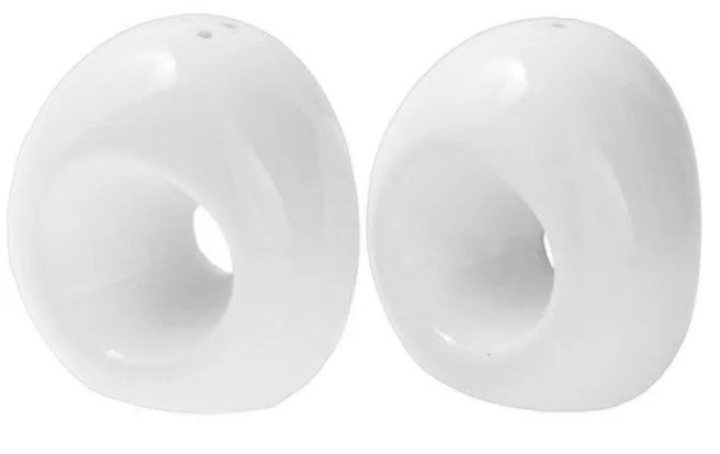 Набор для специй KunstWerk Paula белый L 120 мм, B 50 мм, H 70 мм артикул A5665