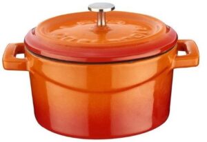 Кокотница LAVA TRENDY SERIES 0,35 л, D 100 мм, H 70 мм оранжевая артикул LV Y TC 10 K2 O