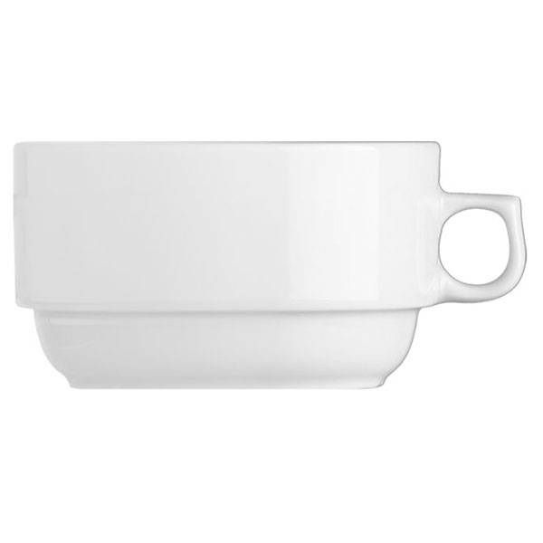 Чашка G.BENEDIKT Praha 330 мл, d100 мм, h60 мм фарфор белый артикул PRA0233