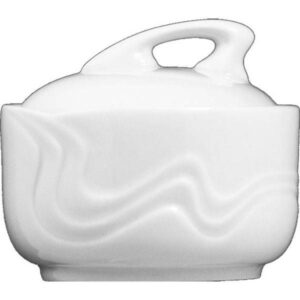 Сахарница G.BENEDIKT Melodie 200 мл, D 87 мм, H 75 мм с крышкой, белый артикул MEL4301