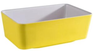 Салатник APS Happy buffet желтый 2500 мл, H 90 мм, L 265 мм, B 162 мм артикул 15614