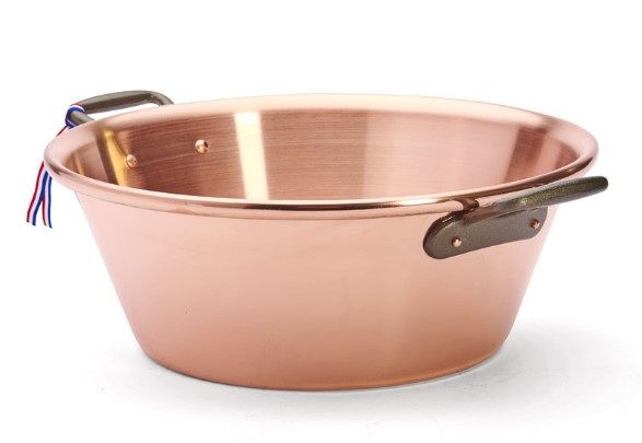 Кастрюля для варенья De Buyer 11 л, D 400 мм, H 144 мм артикул 6202.40