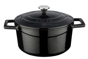 Кастрюля LAVA FOLK SERIES 3,4 л, D 220 мм, H 115 мм черная артикул LV Y TC 22 K1 BL