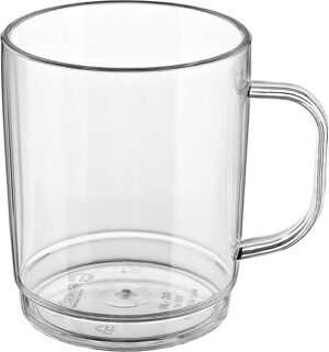 Кружка Gastroplast Classique GC-05 300 мл, D 75 мм, H 90 мм поликарбонат, прозрачный артикул 77161