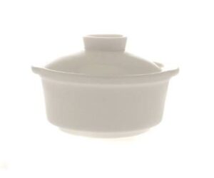 Горшочек для запекания Cameo Imperial White 480 мл, D 155 мм, H 100 мм с крышкой артикул 210-50
