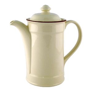 Кофейник Steelite Ivory Claret 860 мл. D 107 мм. H 190 мм. L 225 мм. артикул 1503 A604