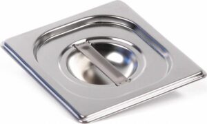 Крышка к гастроемкостям Luxstahl GN 1/6 нерж.сталь, с ручкой артикул га39