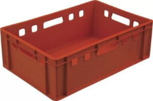 Ящик для мяса Noname L 600 мм, B 400 мм, H 200 мм, красный (крышка арт: 76402) артикул 71465