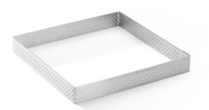 Кольцо кондитерское De Buyer VALRHONA L 150 мм, B 150 мм, H 20 мм перф. артикул 3099.21