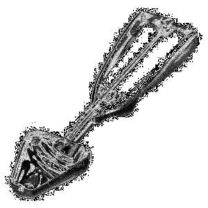 Ложка для мороженого с механизмом ILSA 60 мм. артикул 10810000IVV