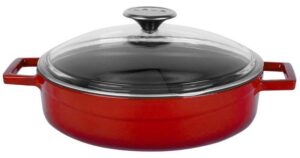 Кастрюля LAVA GLAZE SERIES 3,51 л, D 280 мм, H 80 мм красная артикул LV Y ST 28 K3 R